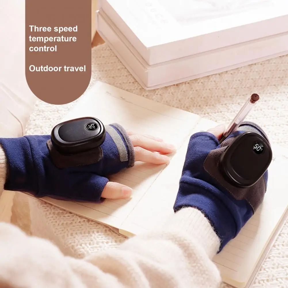 Electric Fingless Gloves Usb Rechargeable Electric Gloves with Lcd Display for Men Women Adjustable Temperature for Weather
Electric Fingless Gloves Usb Rechargeable Electric Gloves with Lcd Display for Men Women Adjustable Temperature for Weather
