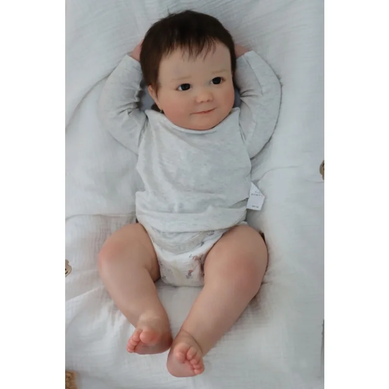 60cm Realistic Baby Reborn Doll Handmade 3D Skin Hand Implanted Head Cloth Body Doll
60cm Realistic Baby Reborn Doll Handmade 3D Skin Hand Implanted Head Cloth Body Doll