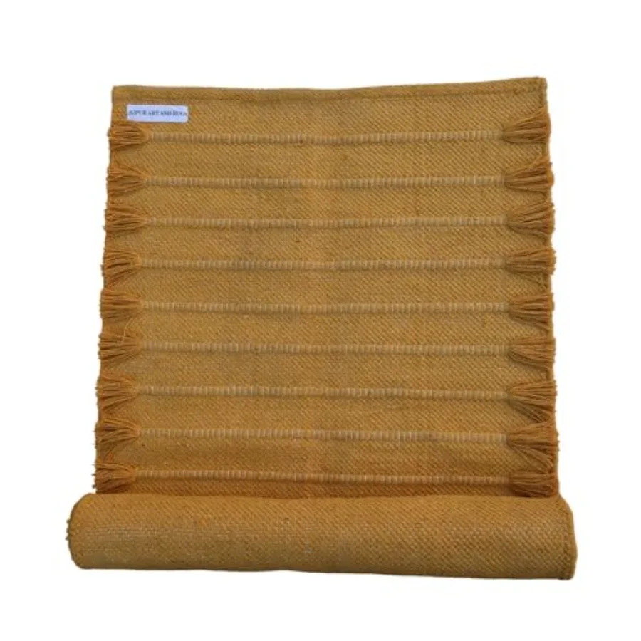 Jaipur art and Rugs Organic Cotton Yoga Mat - Eco-Friendly Hand-Woven Rug - Non Slip and Thick 24"x72"x5mm for Everyday Fitness
Jaipur art and Rugs Organic Cotton Yoga Mat - Eco-Friendly Hand-Woven Rug - Non Slip and Thick 24"x72"x5mm for Everyday Fitness