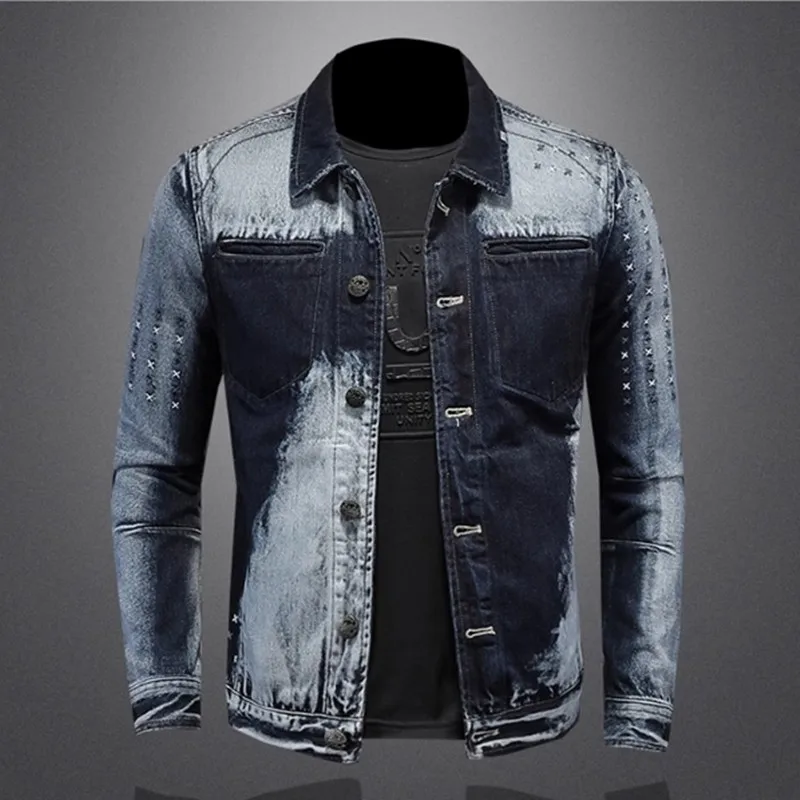 Spring and autumn new best-selling, versatile, casual and retro style denim jacket, high-quality men's jacket
Spring and autumn new best-selling, versatile, casual and retro style denim jacket, high-quality men's jacket