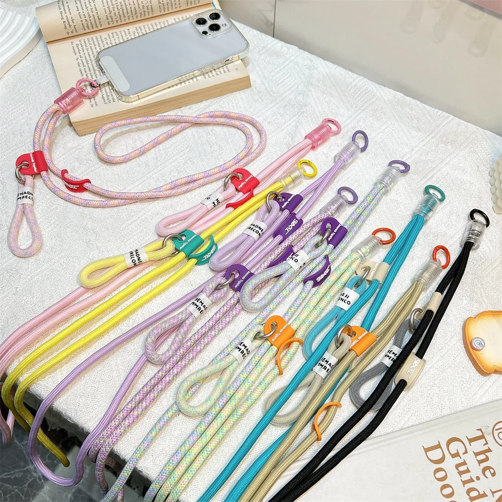 Cute Phone Lanyard Diameter Outdoor Universal Case Woven Crossbody Shoulder Card Neck Cord Clip Hang Anti-lost Wrist Strap
Cute Phone Lanyard Diameter Outdoor Universal Case Woven Crossbody Shoulder Card Neck Cord Clip Hang Anti-lost Wrist Strap
