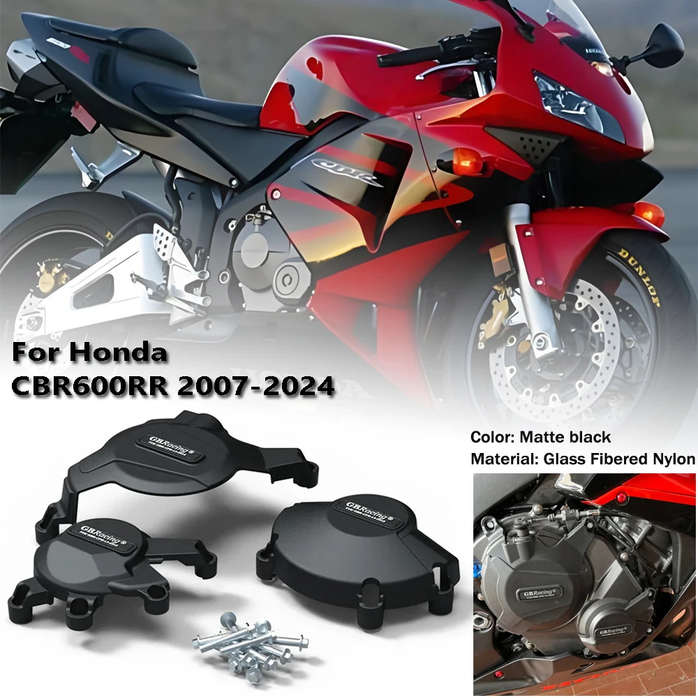 Suitable for Honda CBR600RR CBR600RR 2007-2024 CBR600RR GB racing engine hood protective shell anti-collision protective cover
Suitable for Honda CBR600RR CBR600RR 2007-2024 CBR600RR GB racing engine hood protective shell anti-collision protective cover