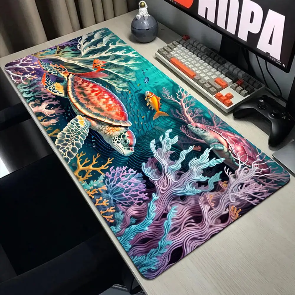 Sea turtles Mouse Pad Gaming Accessories Office Gamer Keyboard ocean Fish Desk Mat Non-Slip Laptop Large Rubber Anime Mousepad
Sea turtles Mouse Pad Gaming Accessories Office Gamer Keyboard ocean Fish Desk Mat Non-Slip Laptop Large Rubber Anime Mousepad