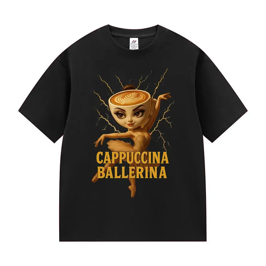 New Funny Cappuccino Ballerina Meme Graphics Tee Shirt Women Fashion Cozy Hot Sale T-shirt Summer Women T-shirts Breathable Tops
New Funny Cappuccino Ballerina Meme Graphics Tee Shirt Women Fashion Cozy Hot Sale T-shirt Summer Women T-shirts Breathable Tops