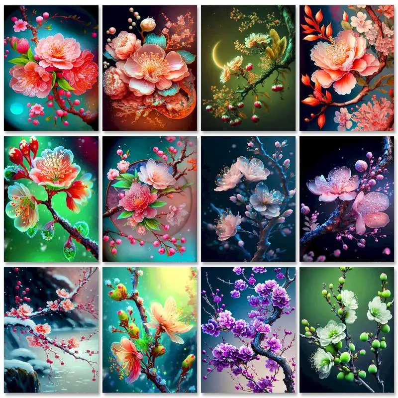 GATYZTORY Diamond Painting plum blossom Cross Stitch Mosaic Floral Complete Kit DIY Embroidery Colorful Wall Art Gift
GATYZTORY Diamond Painting plum blossom Cross Stitch Mosaic Floral Complete Kit DIY Embroidery Colorful Wall Art Gift