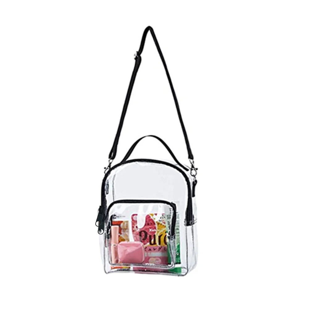 PVC Transparent Zipper Shoulder Bag for Women Bag Lady Clear Small Bag Streetwear for Women Outdoor Traveling
PVC Transparent Zipper Shoulder Bag for Women Bag Lady Clear Small Bag Streetwear for Women Outdoor Traveling