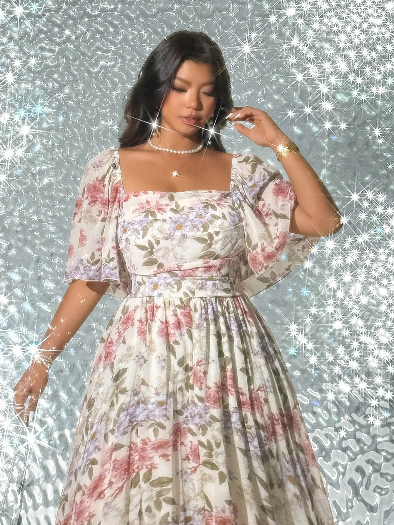 Elegant Floral Print Pleated A-Line Dress For Women Plus Size Summer Vacation Garden Party
Elegant Floral Print Pleated A-Line Dress For Women Plus Size Summer Vacation Garden Party