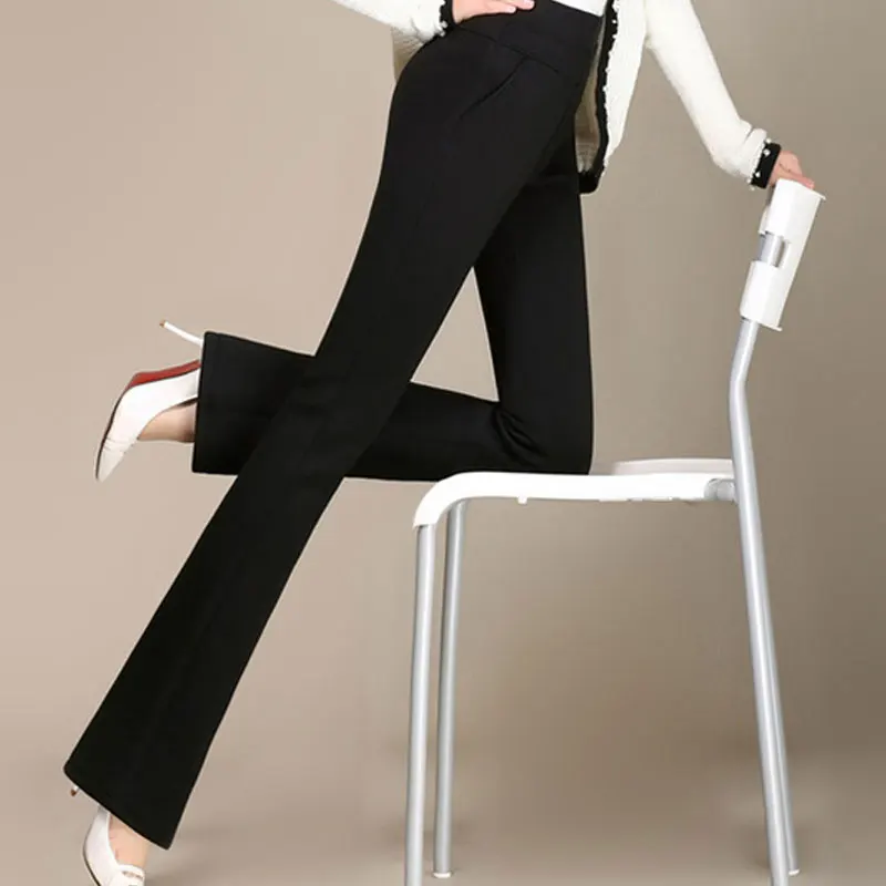 Women's Clothing Autumn Thin Office Lady Simplicity Fashion Casual Slim Solid Color 2023 New Elastic Waist Flare Pocket Pants
Women's Clothing Autumn Thin Office Lady Simplicity Fashion Casual Slim Solid Color 2023 New Elastic Waist Flare Pocket Pants