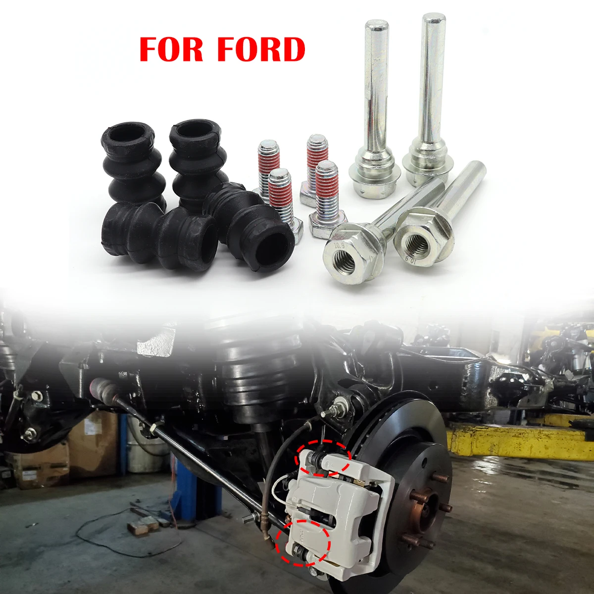 Rear Left Right Brake Caliper Cylinder Slider Guide Pin For Disc Housing Bolts Rubber Bush Boot Seal Kit FOR FORD MONDEO KUGA
Rear Left Right Brake Caliper Cylinder Slider Guide Pin For Disc Housing Bolts Rubber Bush Boot Seal Kit FOR FORD MONDEO KUGA