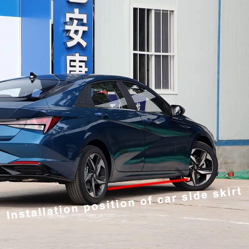 1 Pair Side Skirts Extension Rocker Panels Lip Skirt Car Decoration Accessories Bright Black For Hyundai Elantra 2020-2022
1 Pair Side Skirts Extension Rocker Panels Lip Skirt Car Decoration Accessories Bright Black For Hyundai Elantra 2020-2022