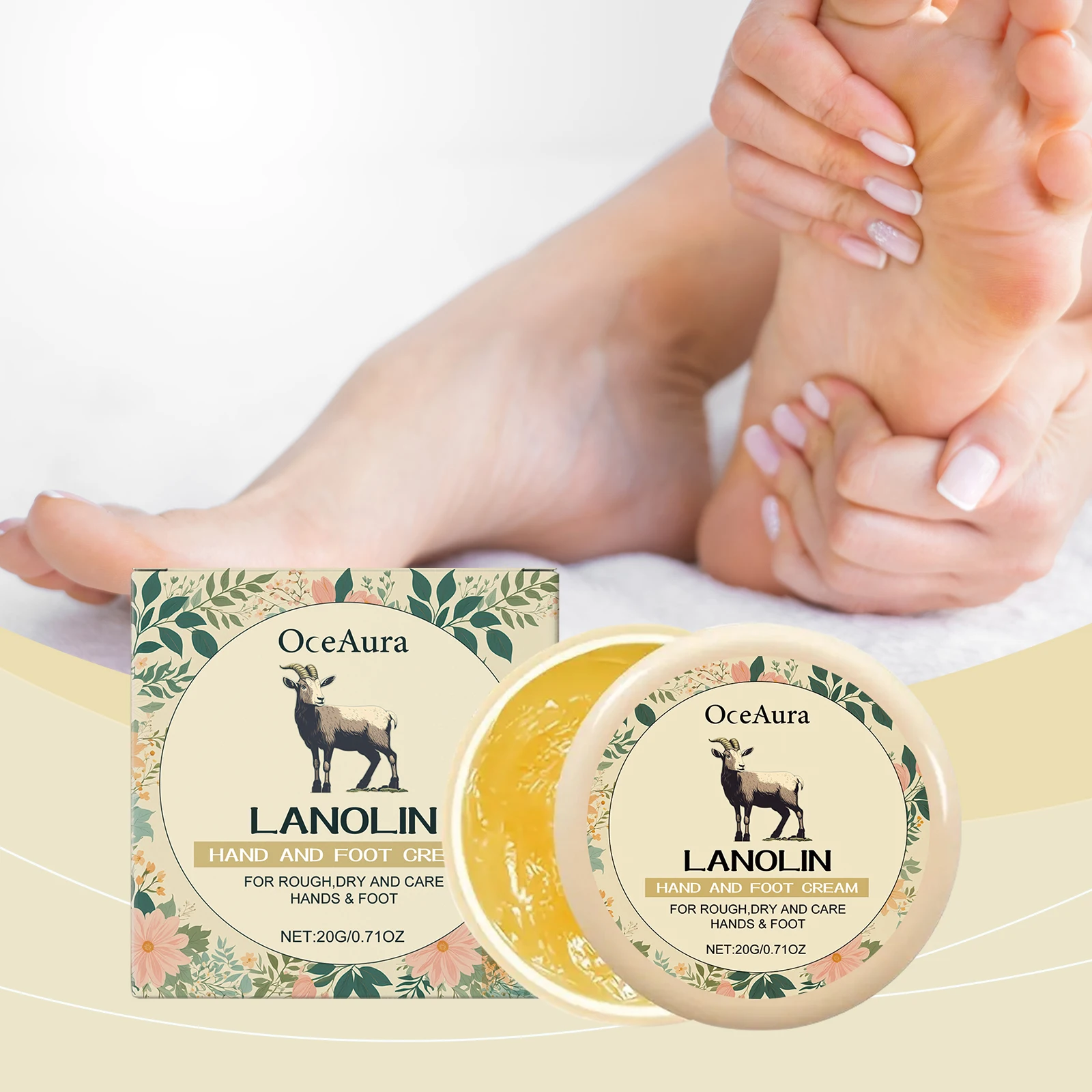 Anti Crack Foot Cream Heel Cracking Relieve Dryness Exfoliation Removal Dead Skin Nourishing Repair Softening Hand Feet Cream
Anti Crack Foot Cream Heel Cracking Relieve Dryness Exfoliation Removal Dead Skin Nourishing Repair Softening Hand Feet Cream
