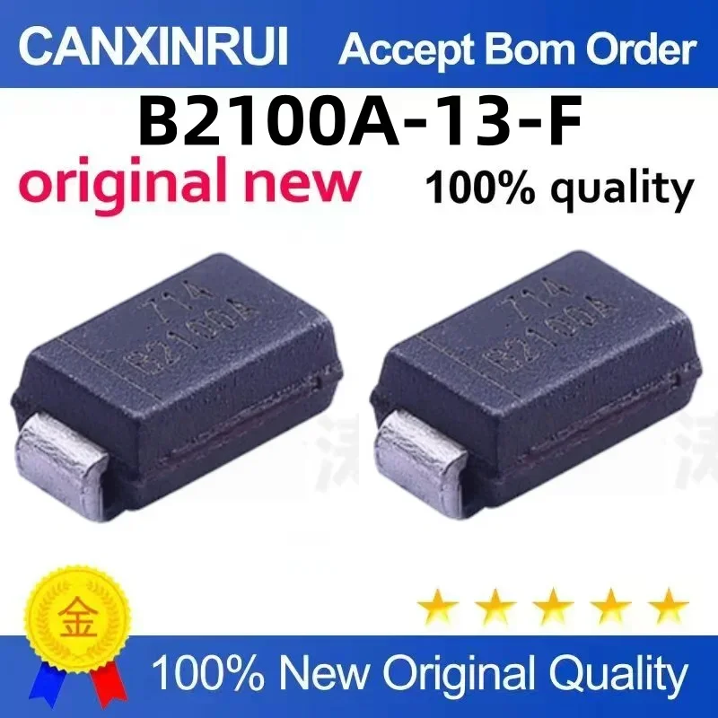 (5-100 pieces) Brand new original B2100A-13-F B2100A SMD SMA Schottky diode spot chip IC
(5-100 pieces) Brand new original B2100A-13-F B2100A SMD SMA Schottky diode spot chip IC