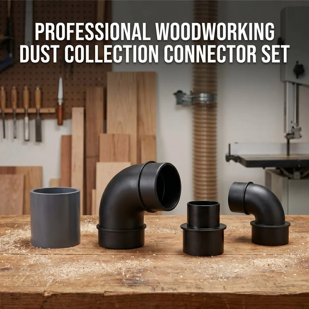 2-Piece Woodworking Hose Connector 2.5" Dust Collection Hose Reducer Vacuum Adapter Industrial Dust Removal Hose Accessories
2-Piece Woodworking Hose Connector 2.5" Dust Collection Hose Reducer Vacuum Adapter Industrial Dust Removal Hose Accessories