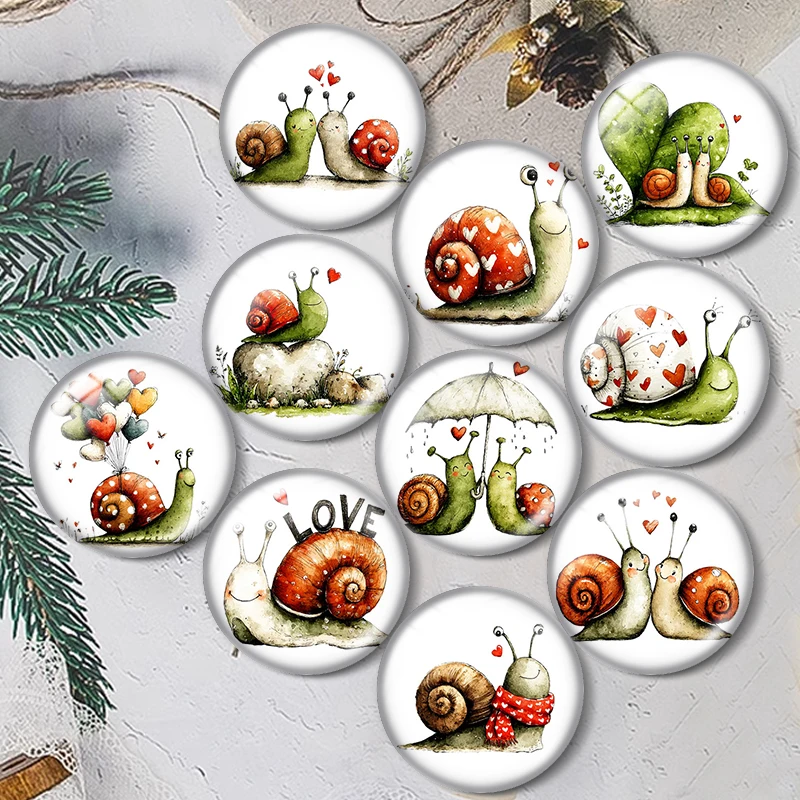 Valentine's Day Snail Love 12/18/20/25mm glass cabochon bracelet pendant rings for jewelry demo earrings back Making findings
Valentine's Day Snail Love 12/18/20/25mm glass cabochon bracelet pendant rings for jewelry demo earrings back Making findings