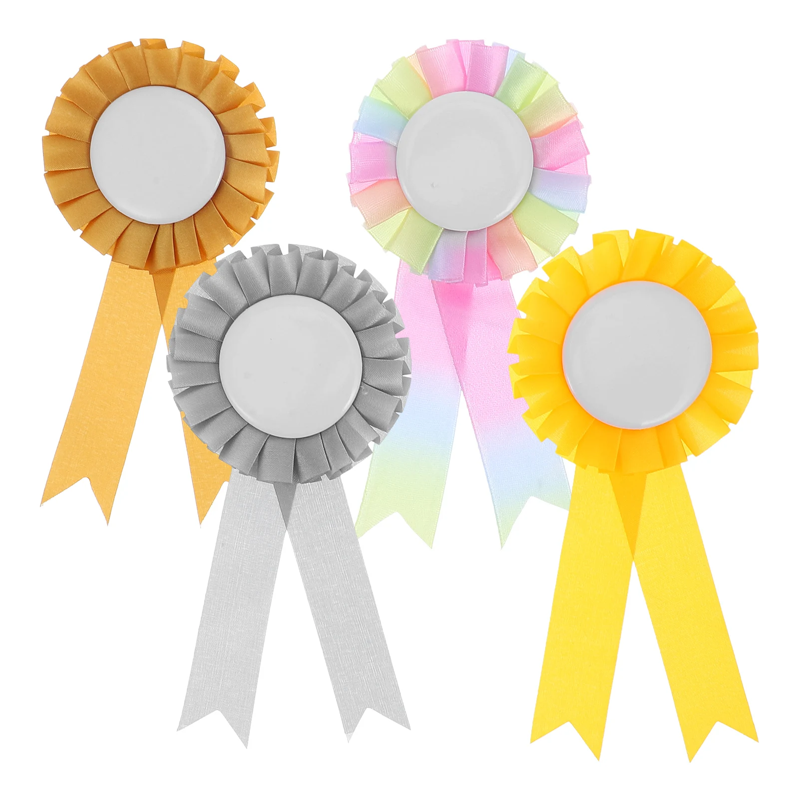 4pcs Award Ribbon Rosette Set Participation Ribbon Honorable Ribbon Badge Prize Ribbons Medals Celebration Festival Corsages
4pcs Award Ribbon Rosette Set Participation Ribbon Honorable Ribbon Badge Prize Ribbons Medals Celebration Festival Corsages