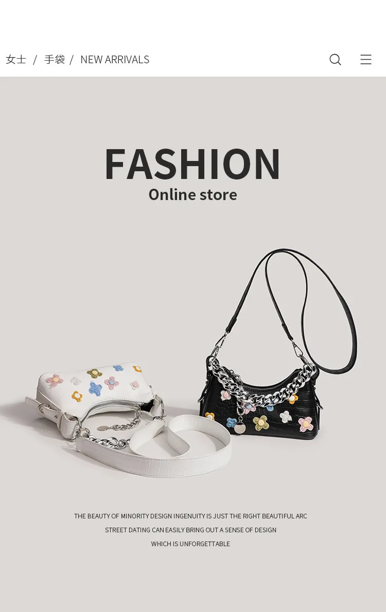 Women Shoulder Bag Fashion Crocodile Pattern Pu Leather Underarm Bag Cute Flower Decor Crossbody Bag Y2K Style Daily Casual Tote
Women Shoulder Bag Fashion Crocodile Pattern Pu Leather Underarm Bag Cute Flower Decor Crossbody Bag Y2K Style Daily Casual Tote