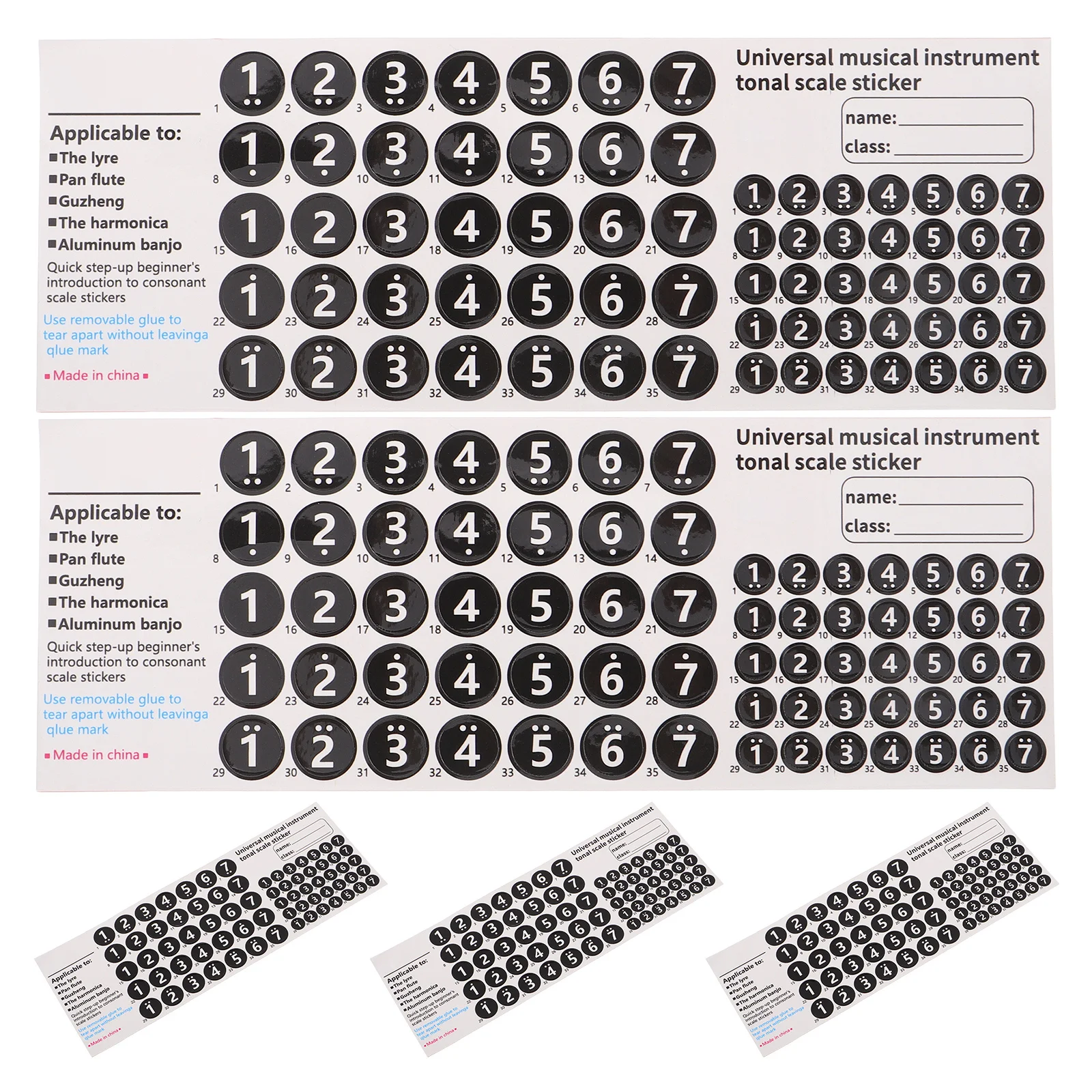 5pcs Pan Flute Stickers 18/16 Tube Note Decals For Beginners Finger Chart Music Practice Labels Instrument Accessories
5pcs Pan Flute Stickers 18/16 Tube Note Decals For Beginners Finger Chart Music Practice Labels Instrument Accessories