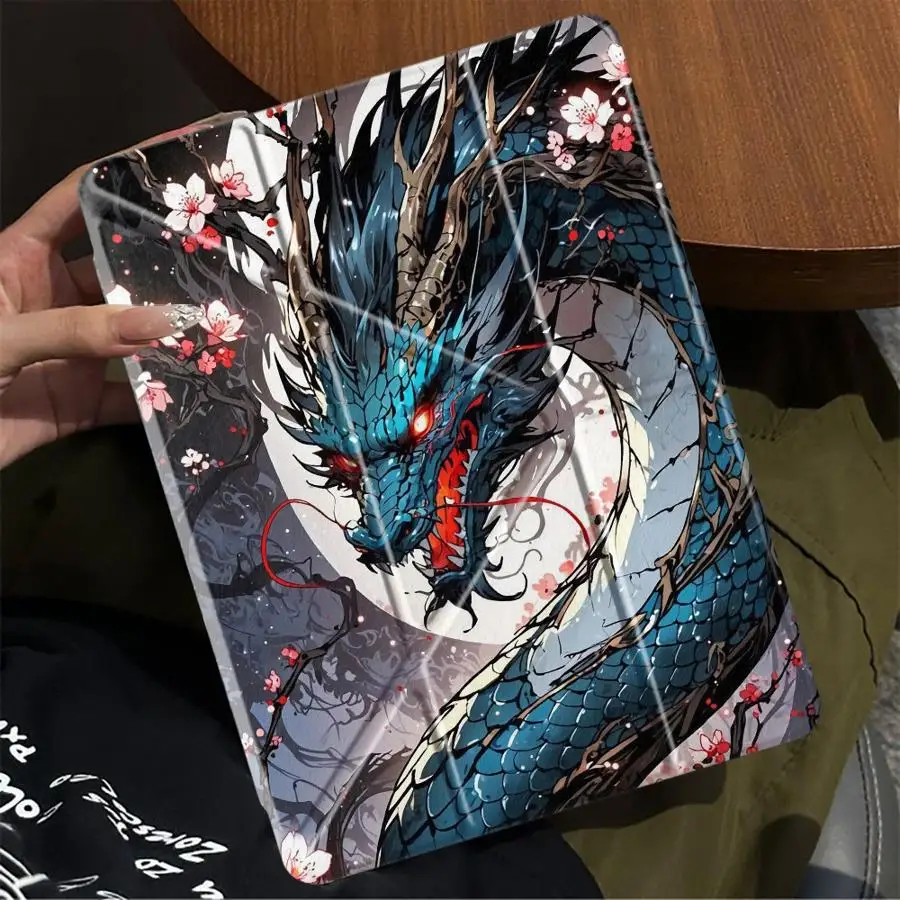 Tablet Case For iPad Pro 2025 Mini 6 7 Air 4 5 M3 M2 1 2 M4 11inch Pro 11th 10th 9th 8th 7th 12.9inch Holder Cover Blue Dragon
Tablet Case For iPad Pro 2025 Mini 6 7 Air 4 5 M3 M2 1 2 M4 11inch Pro 11th 10th 9th 8th 7th 12.9inch Holder Cover Blue Dragon