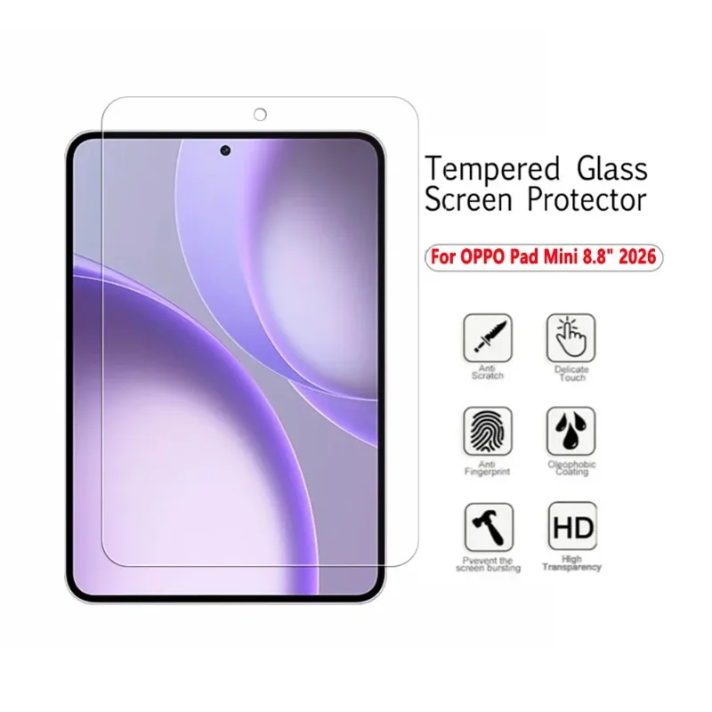 For OPPO Pad Mini 2026 8.8inch OPD2515 9H HD Anti Scratch Screen Protector for OPPO Pad Mini 8.8"Tempered Glass Film Accessories
For OPPO Pad Mini 2026 8.8inch OPD2515 9H HD Anti Scratch Screen Protector for OPPO Pad Mini 8.8"Tempered Glass Film Accessories