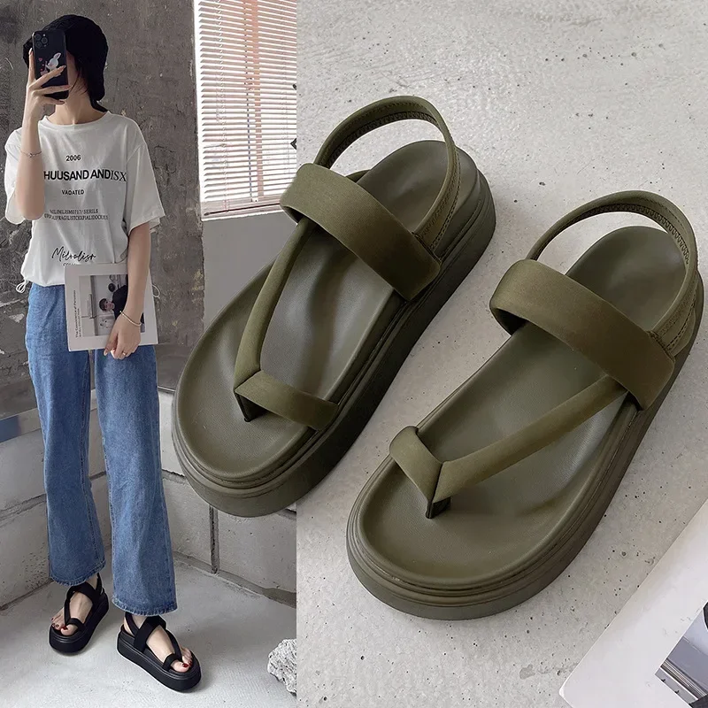 Pop Women Platform Sandals Flat Flip Flops Summer Beach Sexy Casual shoes Ladies Shoes Fashion Woman Black Sandals
Pop Women Platform Sandals Flat Flip Flops Summer Beach Sexy Casual shoes Ladies Shoes Fashion Woman Black Sandals