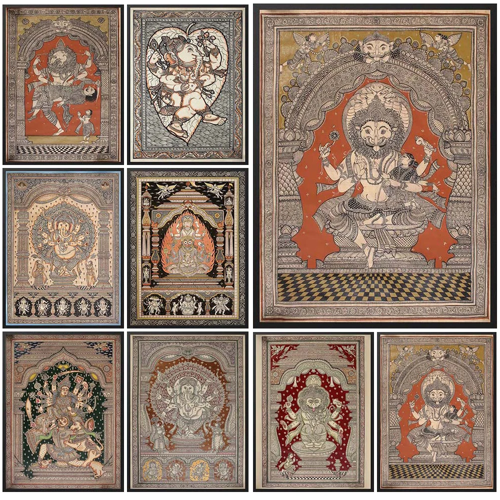 Goddess Lakshmi Vishnu Avatar Narasimha Durga Prints Wall Pictures For Living Room Poster Wall Art Canvas Painting Unframed
Goddess Lakshmi Vishnu Avatar Narasimha Durga Prints Wall Pictures For Living Room Poster Wall Art Canvas Painting Unframed