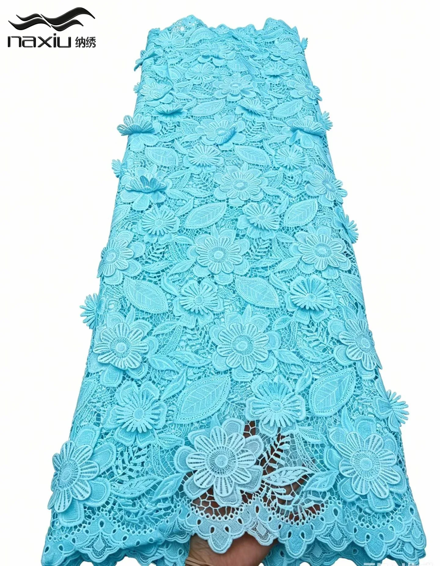 Madison African Milk Silk Lace Fabric 2026 High Quality 3d Flower Nigerian Cord Guipure Lace Fabric 5 Yards Wedding Dress
Madison African Milk Silk Lace Fabric 2026 High Quality 3d Flower Nigerian Cord Guipure Lace Fabric 5 Yards Wedding Dress