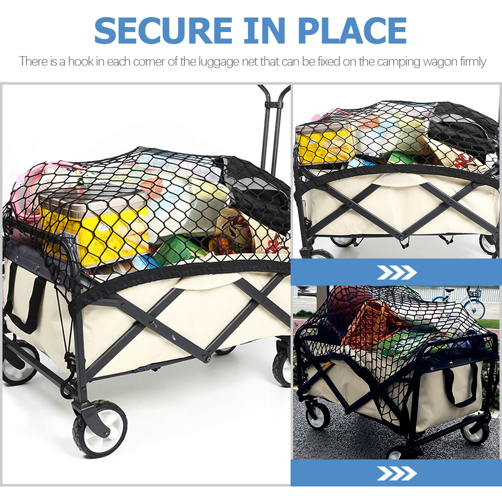Camping Wagon Elastic Luggage Net Adjustable Heavy Duty Cover for Garden Trolley Camper Cart Outdoor Camping Supplies
Camping Wagon Elastic Luggage Net Adjustable Heavy Duty Cover for Garden Trolley Camper Cart Outdoor Camping Supplies