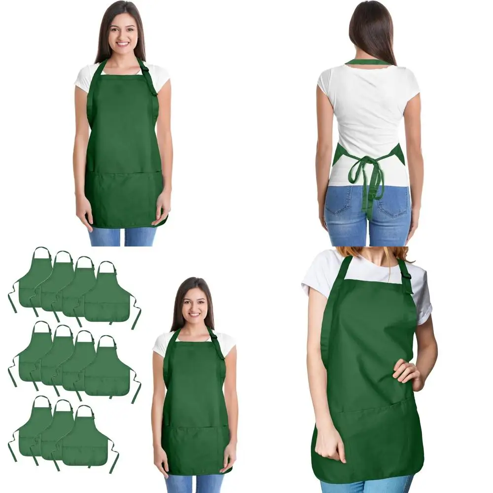 Poly Cotton Kitchen Aprons, 3 Piece Set, Green, 12 Pack for Home and Restaurant Use
Poly Cotton Kitchen Aprons, 3 Piece Set, Green, 12 Pack for Home and Restaurant Use