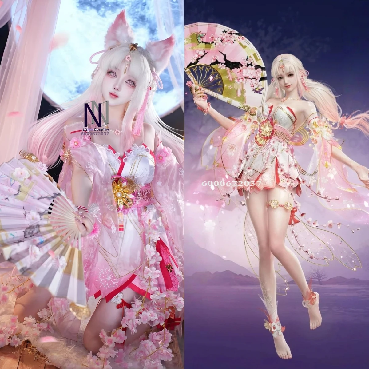 Hot Game Naraka: Bladepoint Cosplay Cherry Blossom Celestial Maiden Costume Anime Kurimi Role Playing Pink Dress Women Comic
Hot Game Naraka: Bladepoint Cosplay Cherry Blossom Celestial Maiden Costume Anime Kurimi Role Playing Pink Dress Women Comic