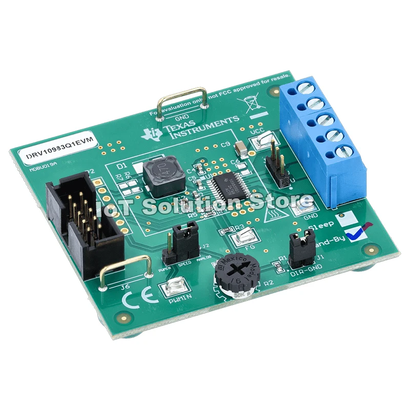DRV10983Q1EVM DRV10983-Q1 Automotive, 12V, 24V 3-Phase, Sensorless BLDC Motor Driver Evaluation Module
DRV10983Q1EVM DRV10983-Q1 Automotive, 12V, 24V 3-Phase, Sensorless BLDC Motor Driver Evaluation Module