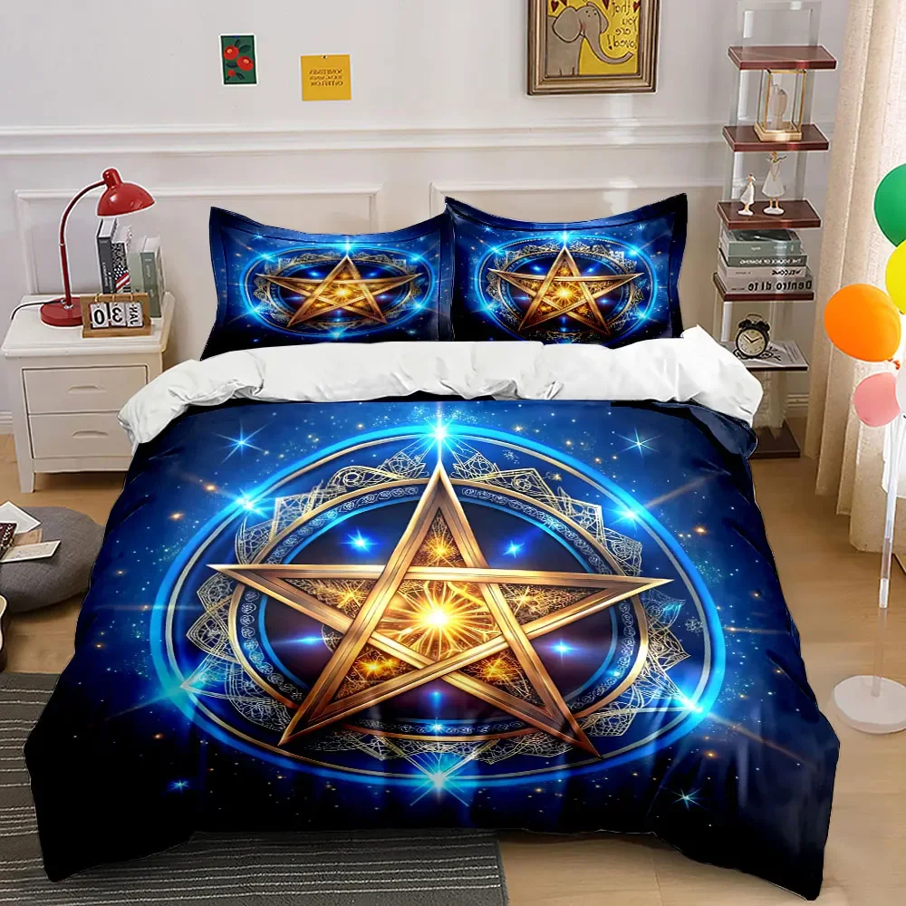 "Decorative Star Pattern Set" Soft Comfortable Duvet Cover Bedding Set Included 1*Duvet Cover & 2*Pillowcases, gift
"Decorative Star Pattern Set" Soft Comfortable Duvet Cover Bedding Set Included 1*Duvet Cover & 2*Pillowcases, gift