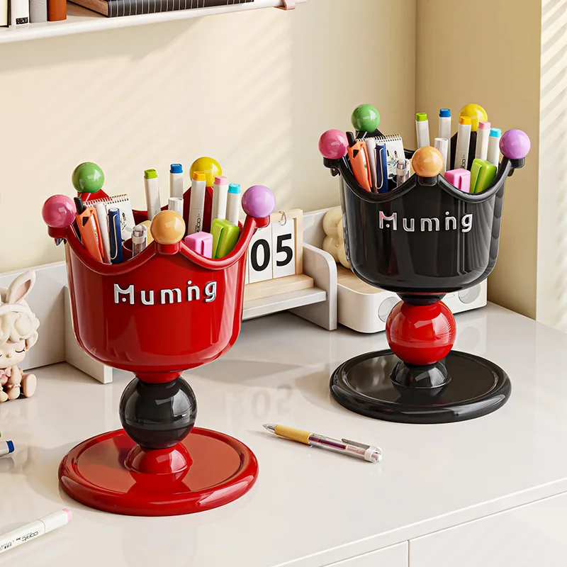 Desktop Pen Holder Creative Luxury Student Office Supplies Stationery Storage Rack Cosmetics Multi-functional Storage Cylinder
Desktop Pen Holder Creative Luxury Student Office Supplies Stationery Storage Rack Cosmetics Multi-functional Storage Cylinder