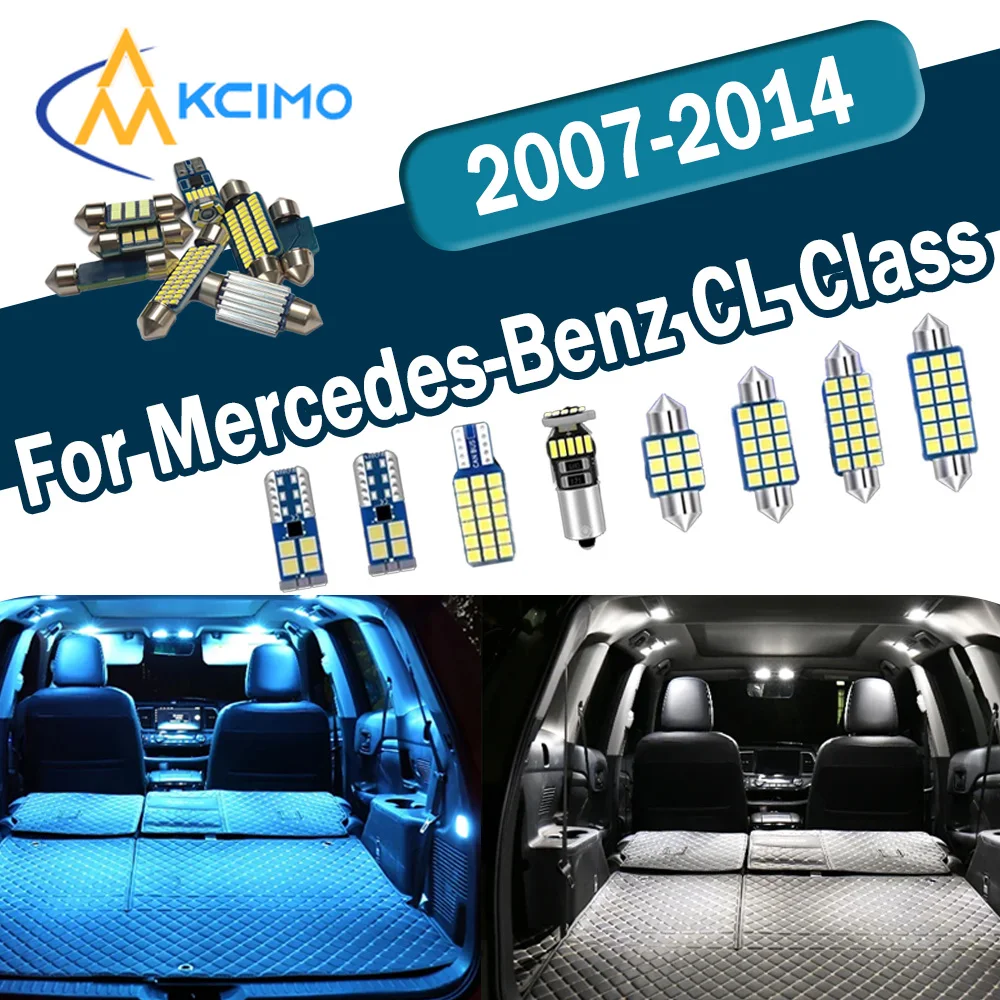 Enhanced Brightness CANBUS No Error LED Interior Light Kit For Mercedes-Benz CL Class C216 W216 2007-2014 Dome Lights Bulbs Set
Enhanced Brightness CANBUS No Error LED Interior Light Kit For Mercedes-Benz CL Class C216 W216 2007-2014 Dome Lights Bulbs Set
