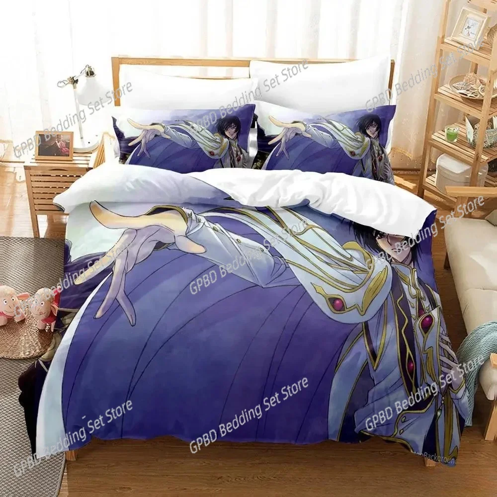 Fashion 3d Print Anime CODE GEASS Bedding Set Single Twin Full Queen King Size Bed Set Adult Kid Bedroom Duvet cover Sets
Fashion 3d Print Anime CODE GEASS Bedding Set Single Twin Full Queen King Size Bed Set Adult Kid Bedroom Duvet cover Sets