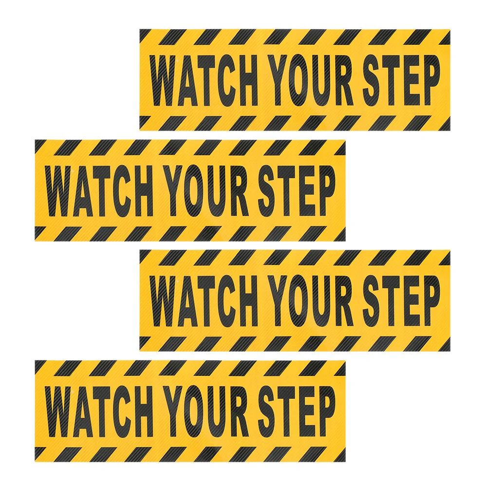 4pcs Anti-slip Stickers 30x10cm Black Yellow Caution Tape for Stairs Floors Safety Wet Floor Decals PVC Material
4pcs Anti-slip Stickers 30x10cm Black Yellow Caution Tape for Stairs Floors Safety Wet Floor Decals PVC Material