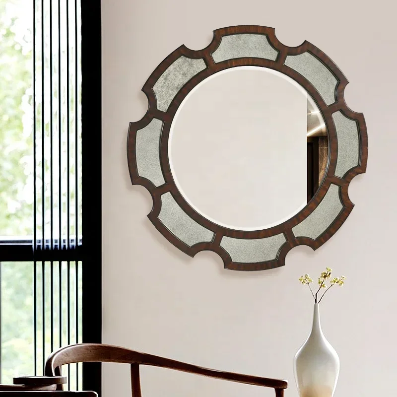 Wood Mirror Sunburst Mirror for Entryway Bedroom Living Room Hotel Wall Mirror Decorative
Wood Mirror Sunburst Mirror for Entryway Bedroom Living Room Hotel Wall Mirror Decorative