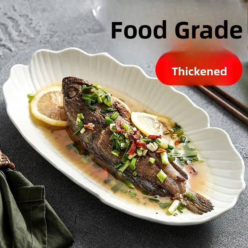 2026 New Large Size Ceramic Fish Plate Creative Oval Shape Luxury Feel Home Use Steamed Fish Plate Adult Plant Floral Design
2026 New Large Size Ceramic Fish Plate Creative Oval Shape Luxury Feel Home Use Steamed Fish Plate Adult Plant Floral Design