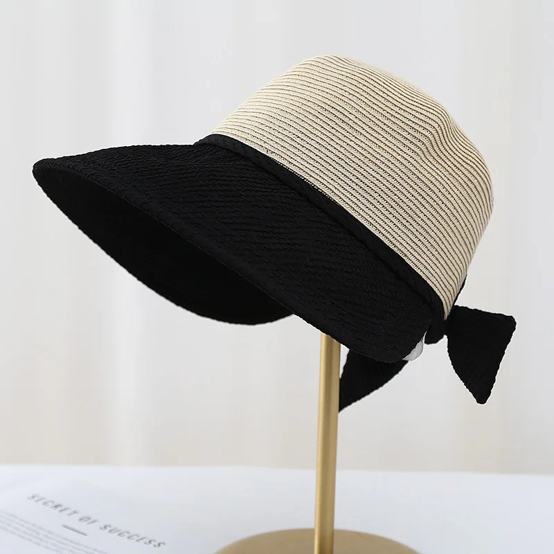 Летние шляпы для женщин, широкополая шляпа от солнца с бантом, солнцезащитная шляпа-ведро, женские пляжные аксессуары, солнцезащитная шляпа, новинка
Летние шляпы для женщин, широкополая шляпа от солнца с бантом, солнцезащитная шляпа-ведро, женские пляжные аксессуары, солнцезащитная шляпа, новинка