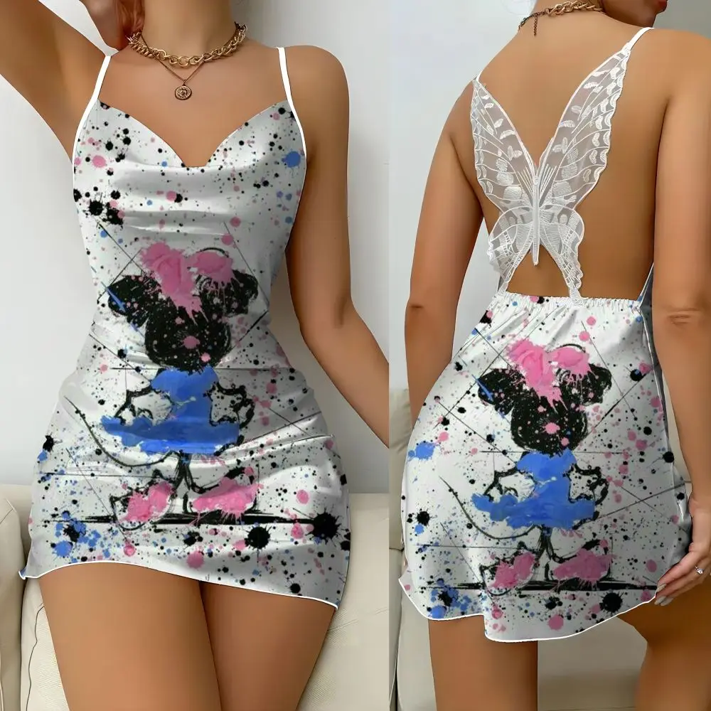 New Sexy Disney Mickey Women's Dress Lace Lace Elegant Bow Women's Dress Summer Dress Formal Occasion Traf Y2k
New Sexy Disney Mickey Women's Dress Lace Lace Elegant Bow Women's Dress Summer Dress Formal Occasion Traf Y2k