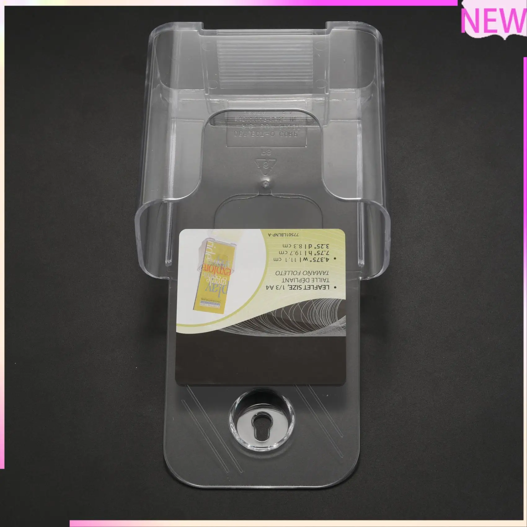 B27B 6 Pack Premium Trifold 4 Inches Wide Brochure Holder, Plastic Brochure Holder Wall Mount Clear Countertop Organizer Literat
B27B 6 Pack Premium Trifold 4 Inches Wide Brochure Holder, Plastic Brochure Holder Wall Mount Clear Countertop Organizer Literat
