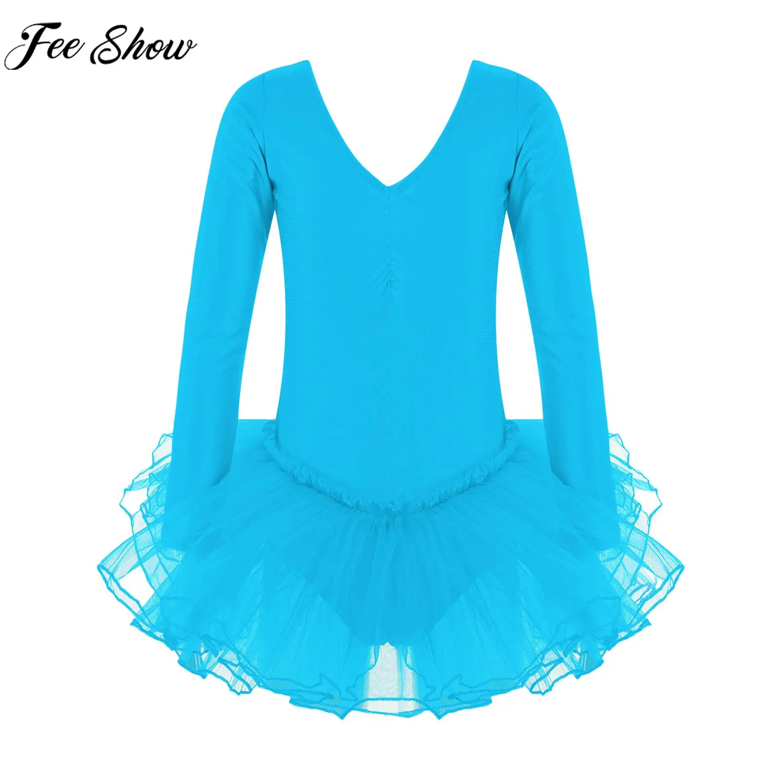Girls Ballet Dance Dress Gymnastics Leotard Long Sleeve Mesh Tutu Ballerina Dancewear Dancing Class Training Performance Costume
Girls Ballet Dance Dress Gymnastics Leotard Long Sleeve Mesh Tutu Ballerina Dancewear Dancing Class Training Performance Costume