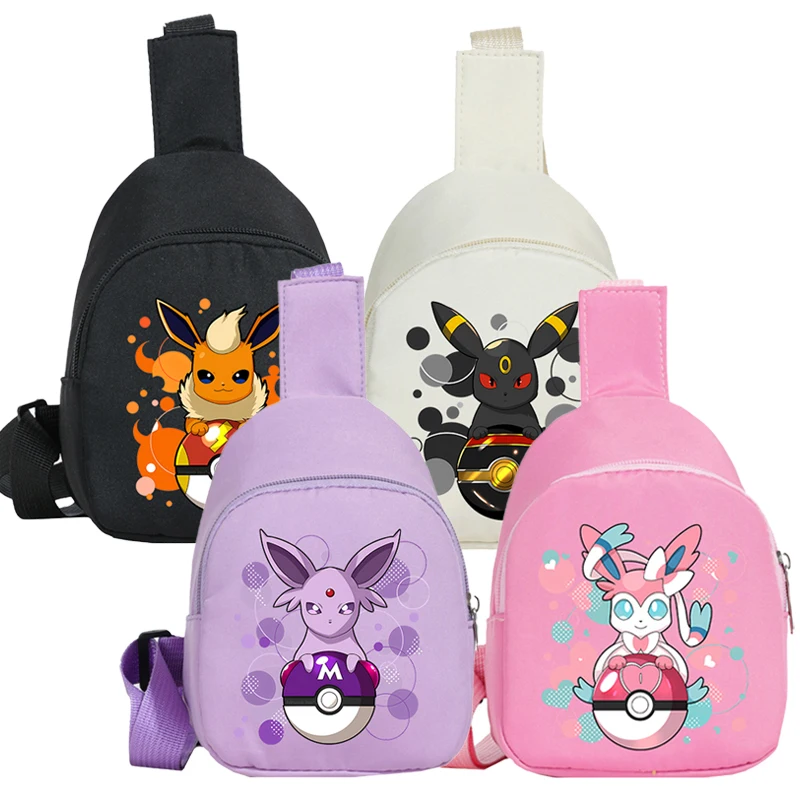 Cute Eevee Espeon Umbreon Chest Packs Pokemon Vaporeon Sylveon Phone Fanny Pack Cartoon Shoulder Bag Outdoor Sport Crossbody Bag
Cute Eevee Espeon Umbreon Chest Packs Pokemon Vaporeon Sylveon Phone Fanny Pack Cartoon Shoulder Bag Outdoor Sport Crossbody Bag