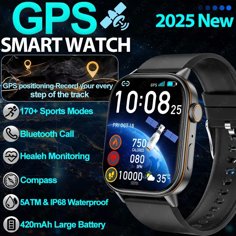 2025 New For HUAWEI Original Premium GPS Men Smart Watch IP68 5ATM Waterproof BT Call Compass 420mAh 1.96" AMOLED Women Bracelet
2025 New For HUAWEI Original Premium GPS Men Smart Watch IP68 5ATM Waterproof BT Call Compass 420mAh 1.96" AMOLED Women Bracelet