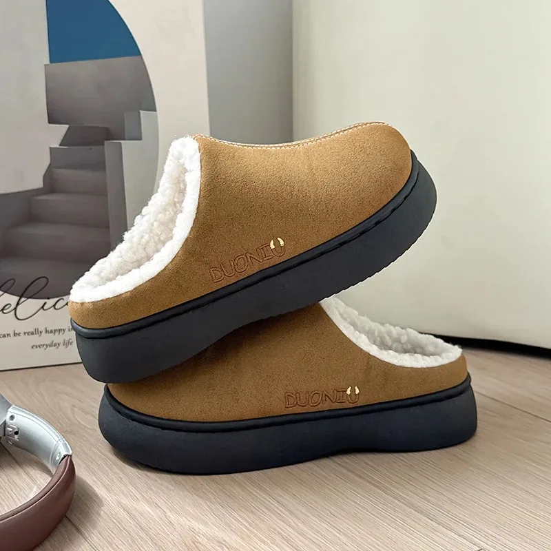 Women Men Cotton Slippers Winter Thickene Velvet House Slides Anti Slip Soft Soled Flat Cotton Slippers Plush Warm Winter Slides
Women Men Cotton Slippers Winter Thickene Velvet House Slides Anti Slip Soft Soled Flat Cotton Slippers Plush Warm Winter Slides