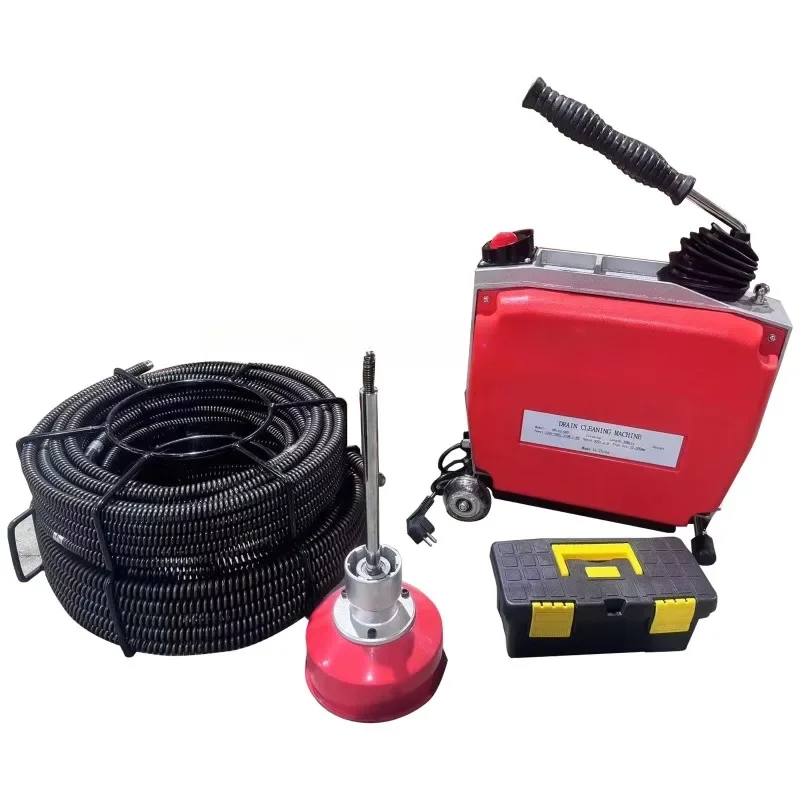 JG-600 Pipe Drain Cleaner Machine Sewer Snake Machine Drain Cleaning Pro Equipment
JG-600 Pipe Drain Cleaner Machine Sewer Snake Machine Drain Cleaning Pro Equipment