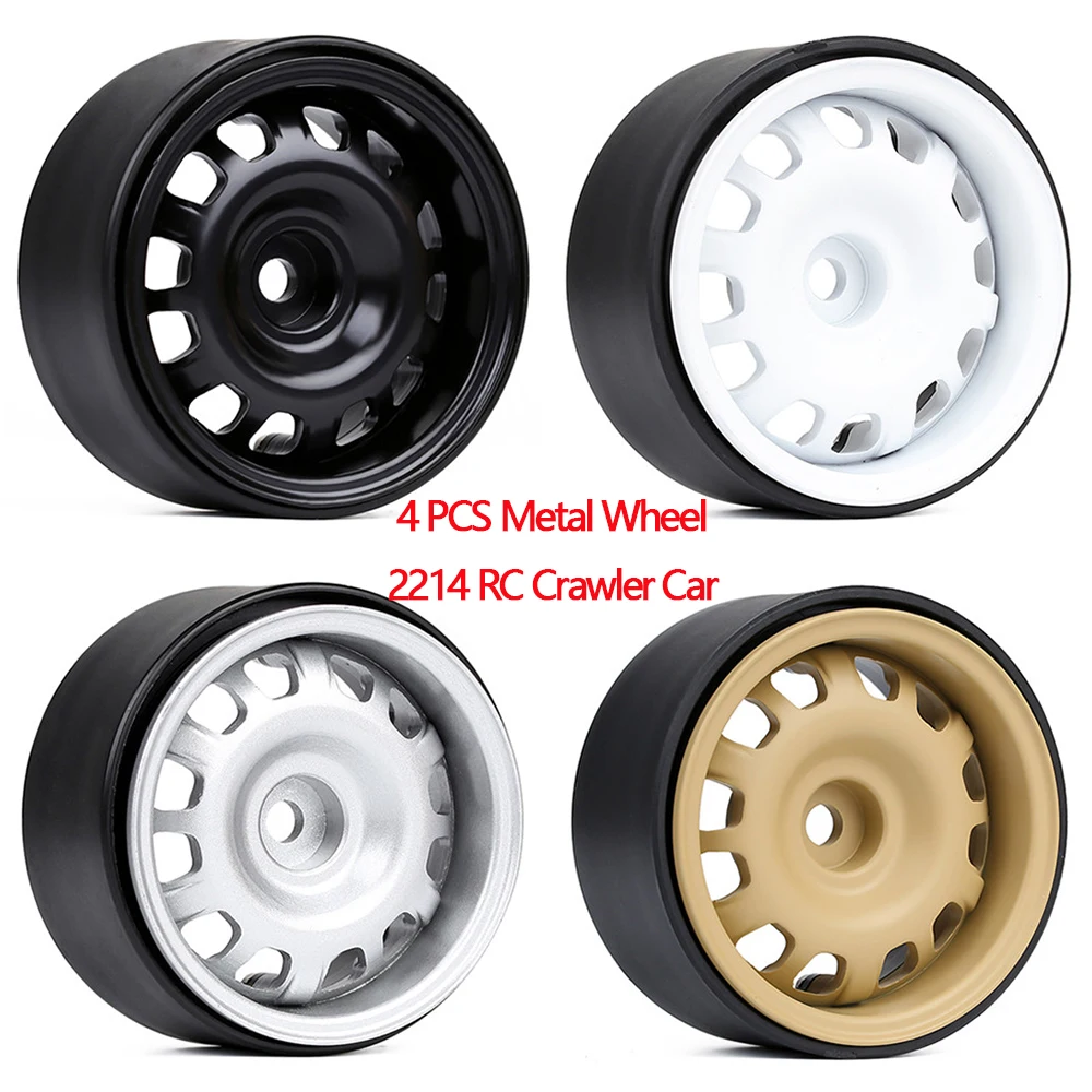 4Pcs Metal Wheel Universal 1.9 inch Locking Tire 12 Width Large Bore for 1/10 RC Crawler Car Axial Auto Parts
4Pcs Metal Wheel Universal 1.9 inch Locking Tire 12 Width Large Bore for 1/10 RC Crawler Car Axial Auto Parts