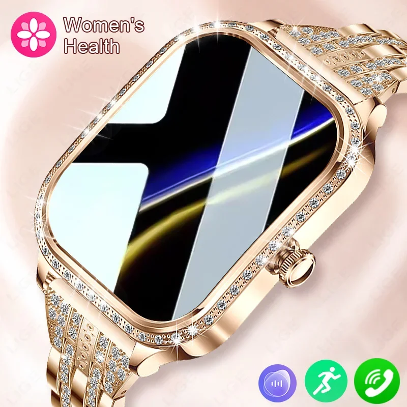 Luxury Smart Watch Ladies 1.75" HD Display Heart Rate Sport Fitness Bracelet IP68 Waterproof Bluetooth Call Smartwatch For Women
Luxury Smart Watch Ladies 1.75" HD Display Heart Rate Sport Fitness Bracelet IP68 Waterproof Bluetooth Call Smartwatch For Women