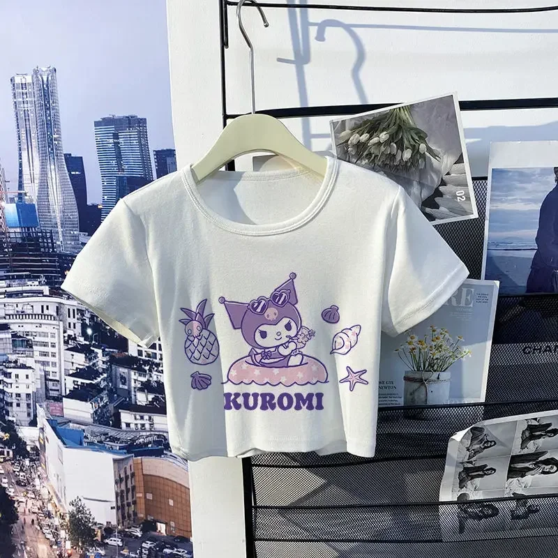 Kawaii Anime Sanrio Ins Fashion Short Sleeve T-shirt Skirt Set Cute Girls Kuromi Summer Fashion Children Clothes Top Gifts
Kawaii Anime Sanrio Ins Fashion Short Sleeve T-shirt Skirt Set Cute Girls Kuromi Summer Fashion Children Clothes Top Gifts