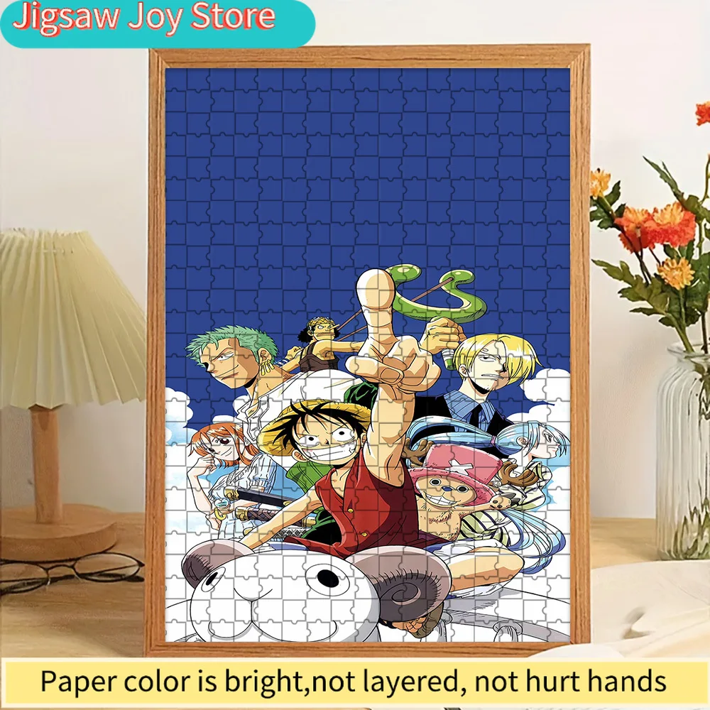One Piece Straw Hat Pirates Crew Monkey D. Luffy Pointing Forward Dynamic Group Pose Blue Sky Clouds Art Paper Jigsaw Puzzle, An
One Piece Straw Hat Pirates Crew Monkey D. Luffy Pointing Forward Dynamic Group Pose Blue Sky Clouds Art Paper Jigsaw Puzzle, An