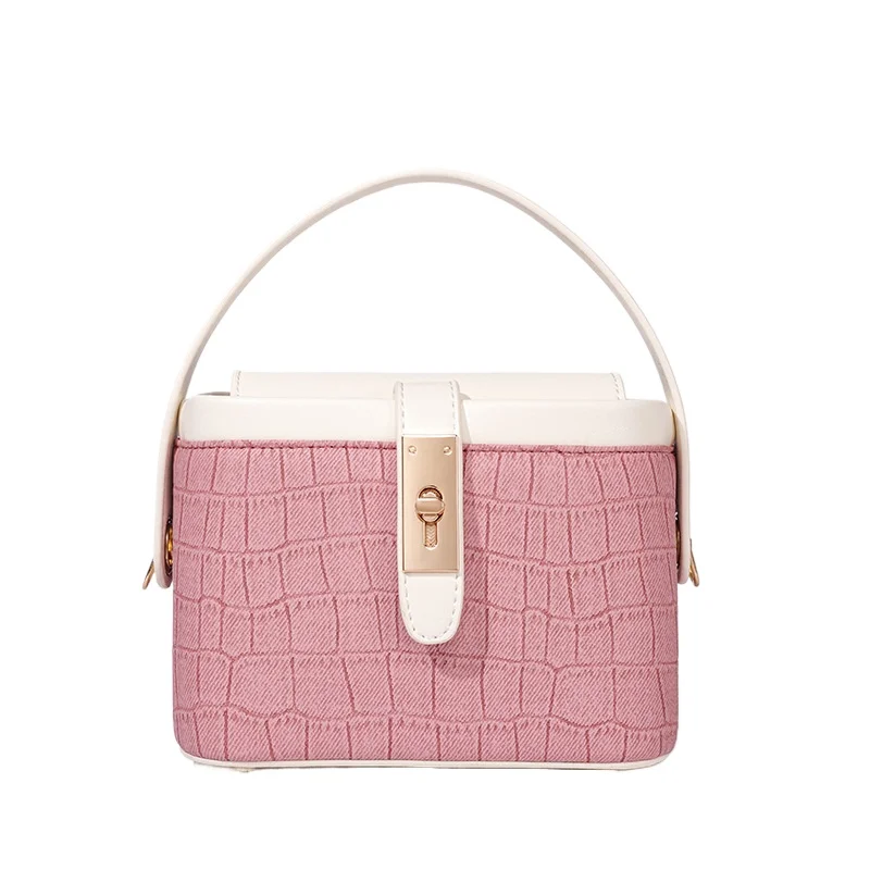 Chic Contrast Color Box Bag Women PU Leather Top Handle Crossbody Bag Minimalist Elegant Shoulder Purse
Chic Contrast Color Box Bag Women PU Leather Top Handle Crossbody Bag Minimalist Elegant Shoulder Purse